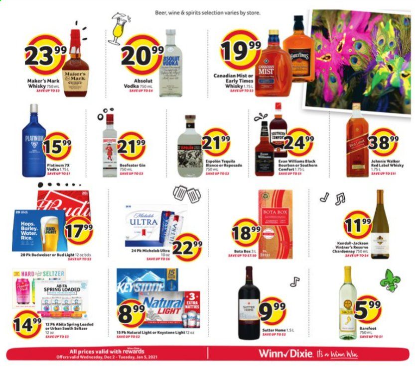 Winn Dixie (AL, FL, GA, LA, MS) Weekly Ad Flyer January 6 to January 12