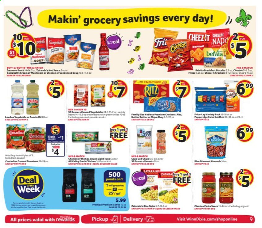 Winn Dixie (AL, FL, GA, LA, MS) Weekly Ad Flyer January 6 to January 12
