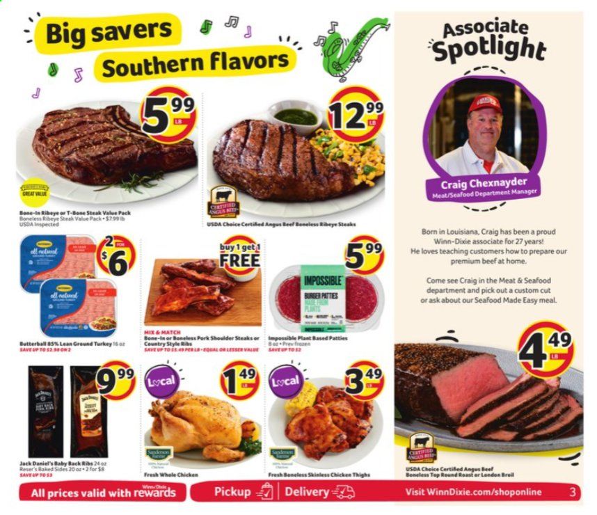 Winn Dixie (AL, FL, GA, LA, MS) Weekly Ad Flyer January 6 to January 12