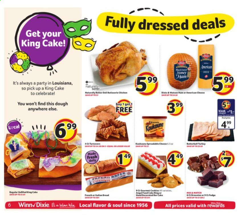 Winn Dixie (AL, FL, GA, LA, MS) Weekly Ad Flyer January 6 to January 12