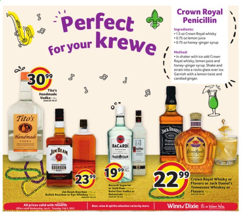 Winn Dixie (AL, FL, GA, LA, MS) Weekly Ad Flyer January 6 to January 12
