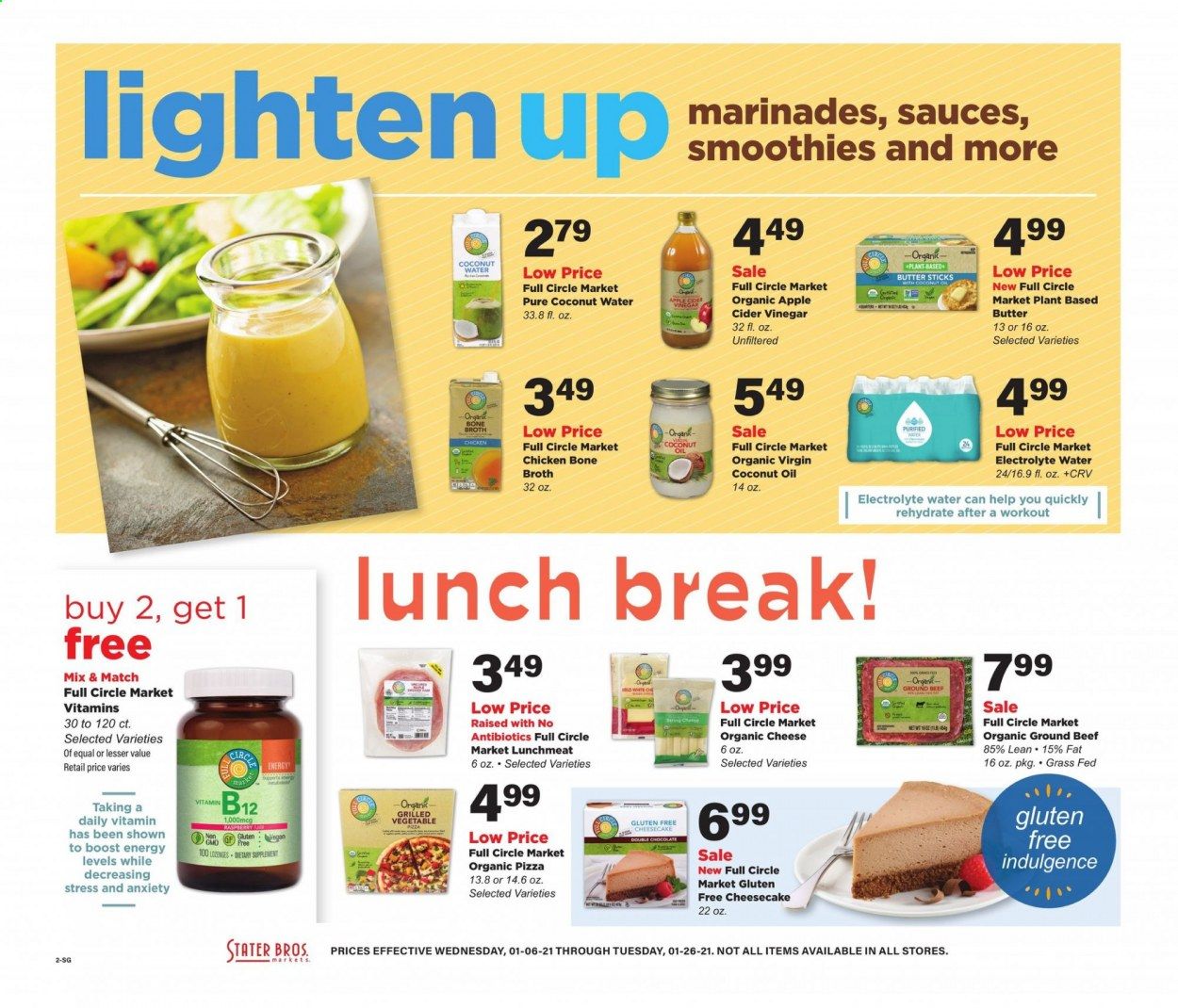 Stater Bros. Weekly Ad Flyer January 6 to January 26