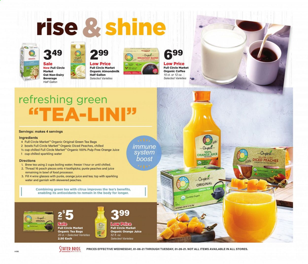 Stater Bros. Weekly Ad Flyer January 6 to January 26