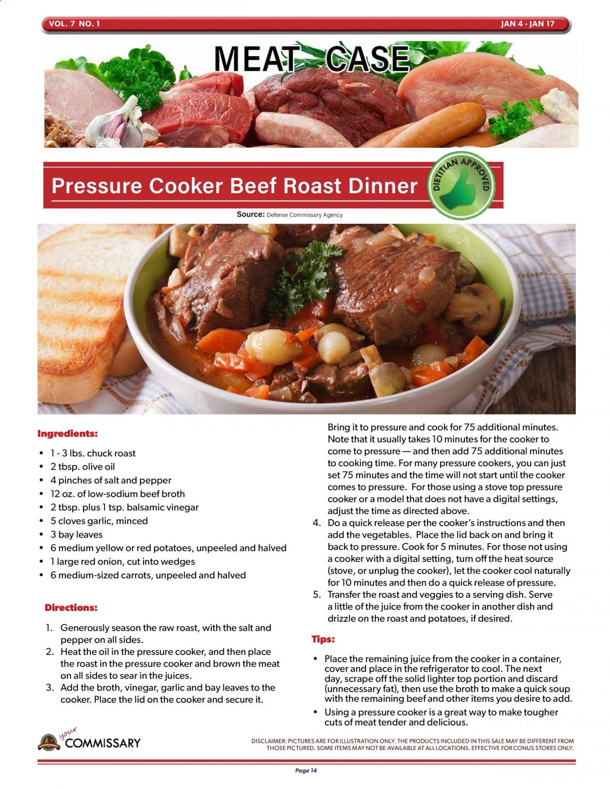 Commissary Weekly Ad Flyer January 4 to January 17