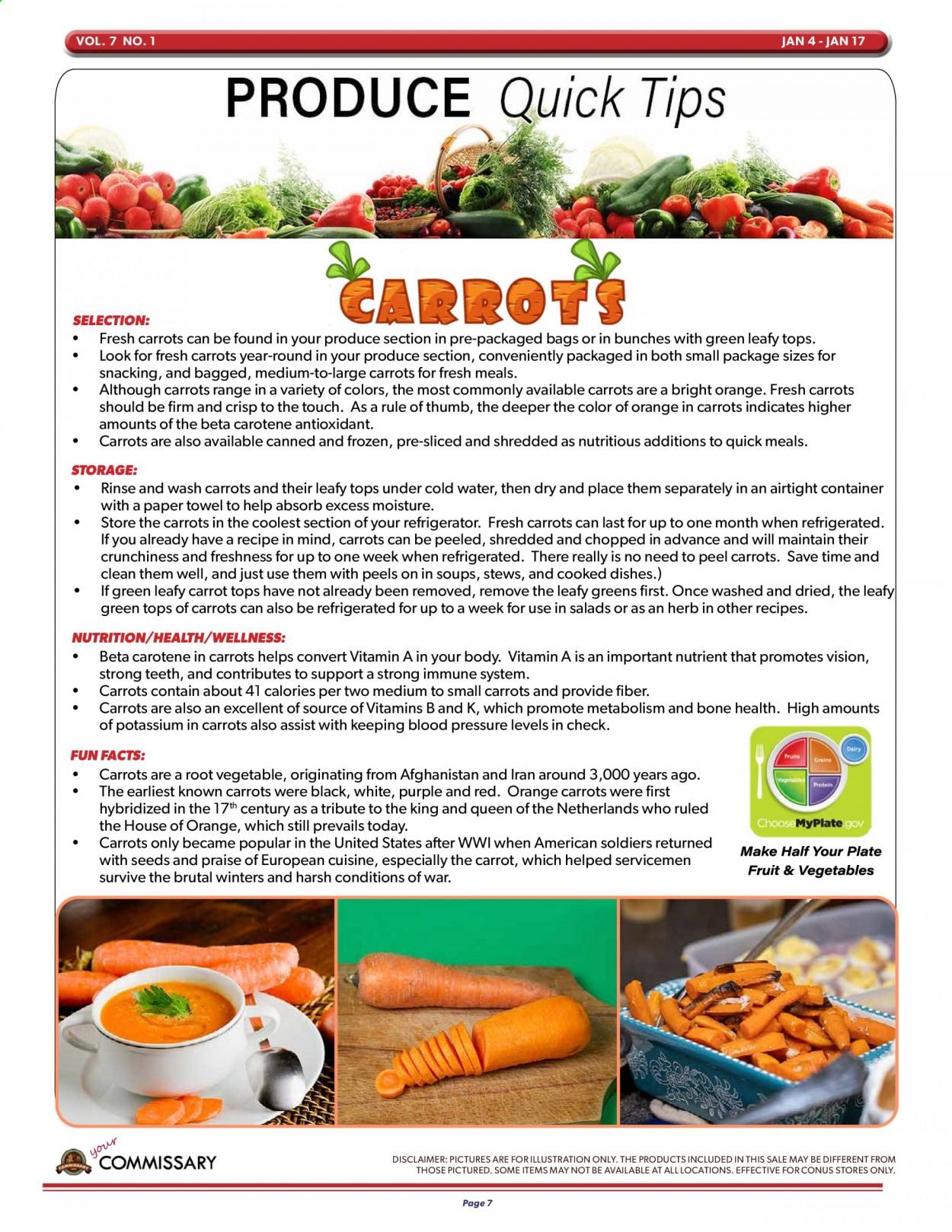 Commissary Weekly Ad Flyer January 4 to January 17