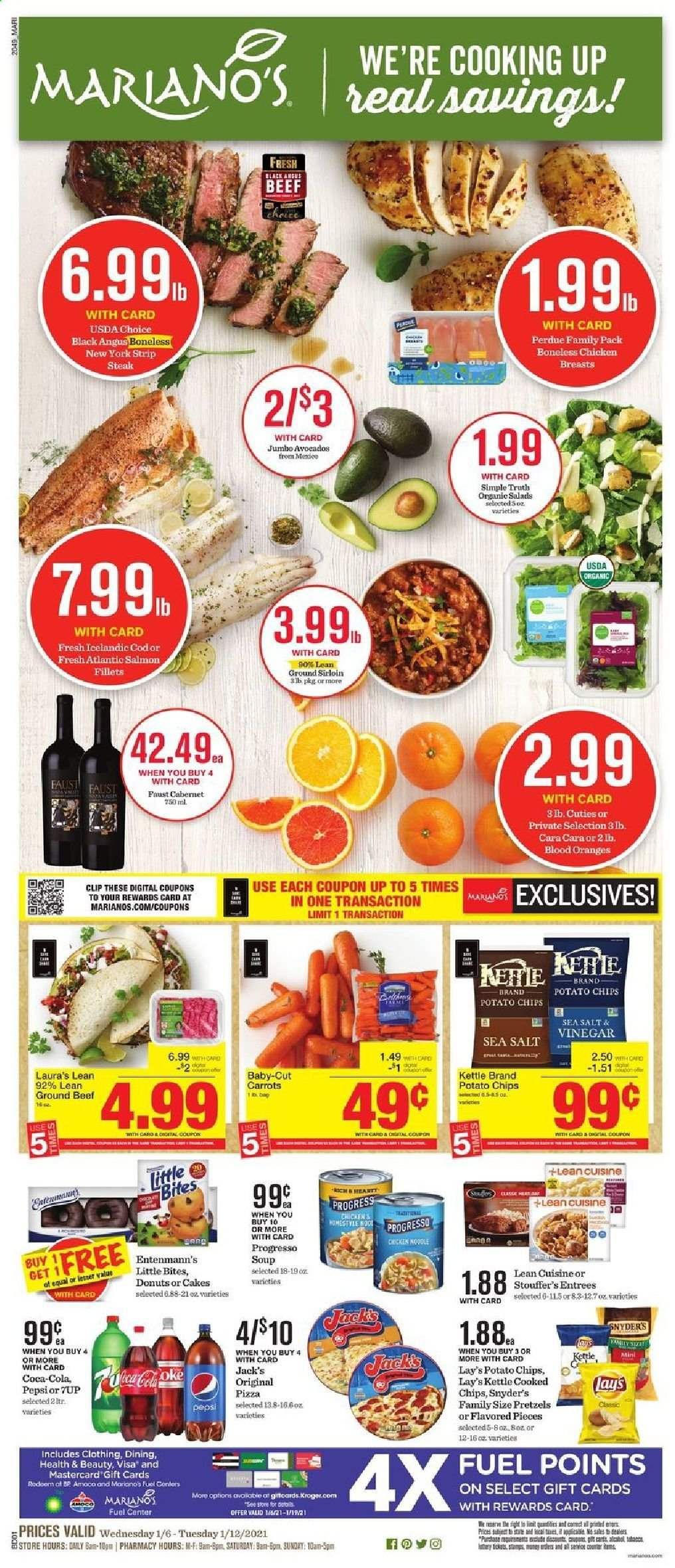 Mariano’s Weekly Ad Flyer January 6 to January 12