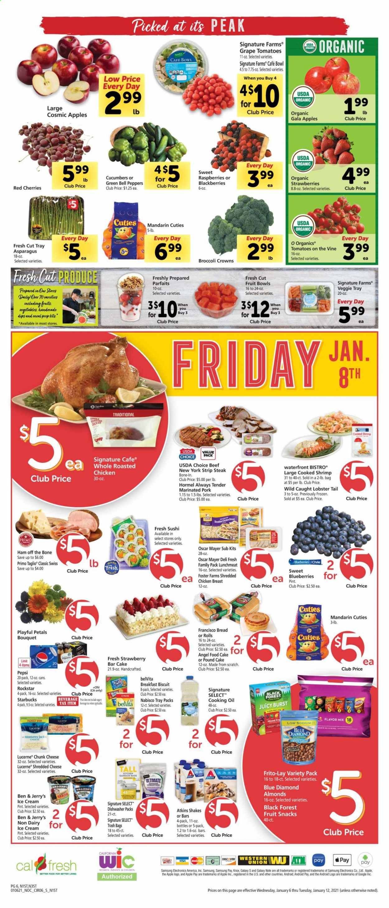 Safeway (AZ, CA, CO, HI, MD, NE, OR, VA, WA) Weekly Ad Flyer January 6 to January 12