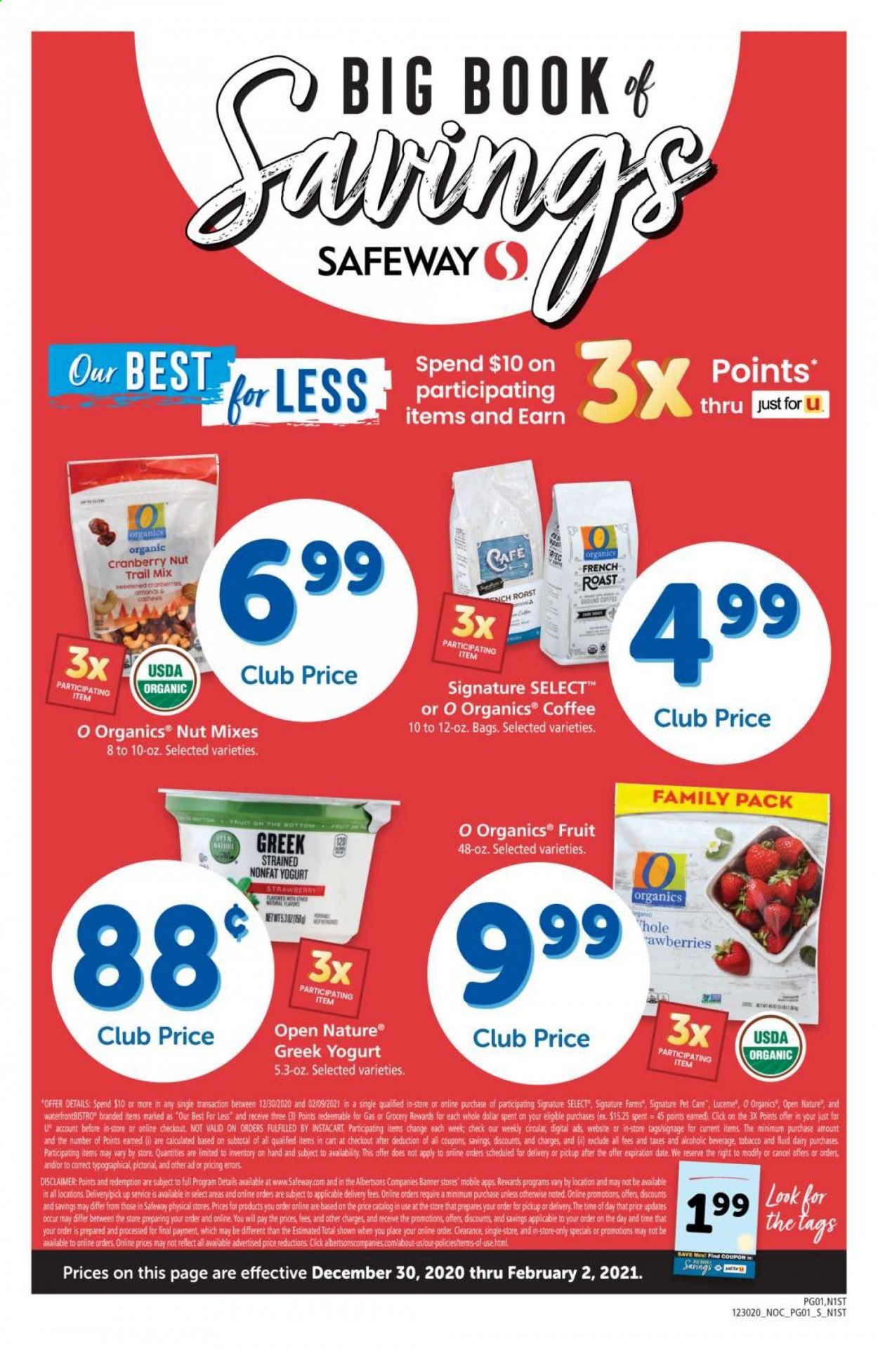 Safeway Weekly Ad Flyer December 30 to February 2