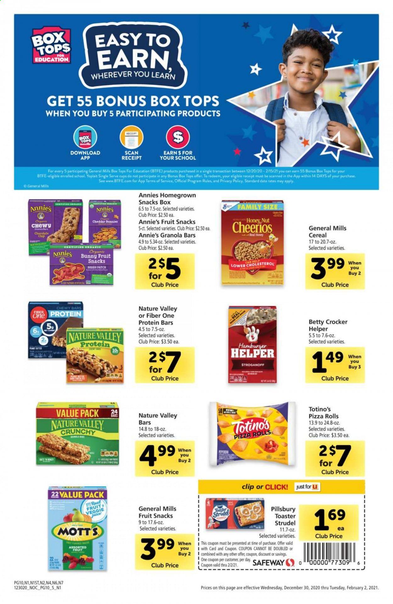 Safeway Weekly Ad Flyer December 30 to February 2