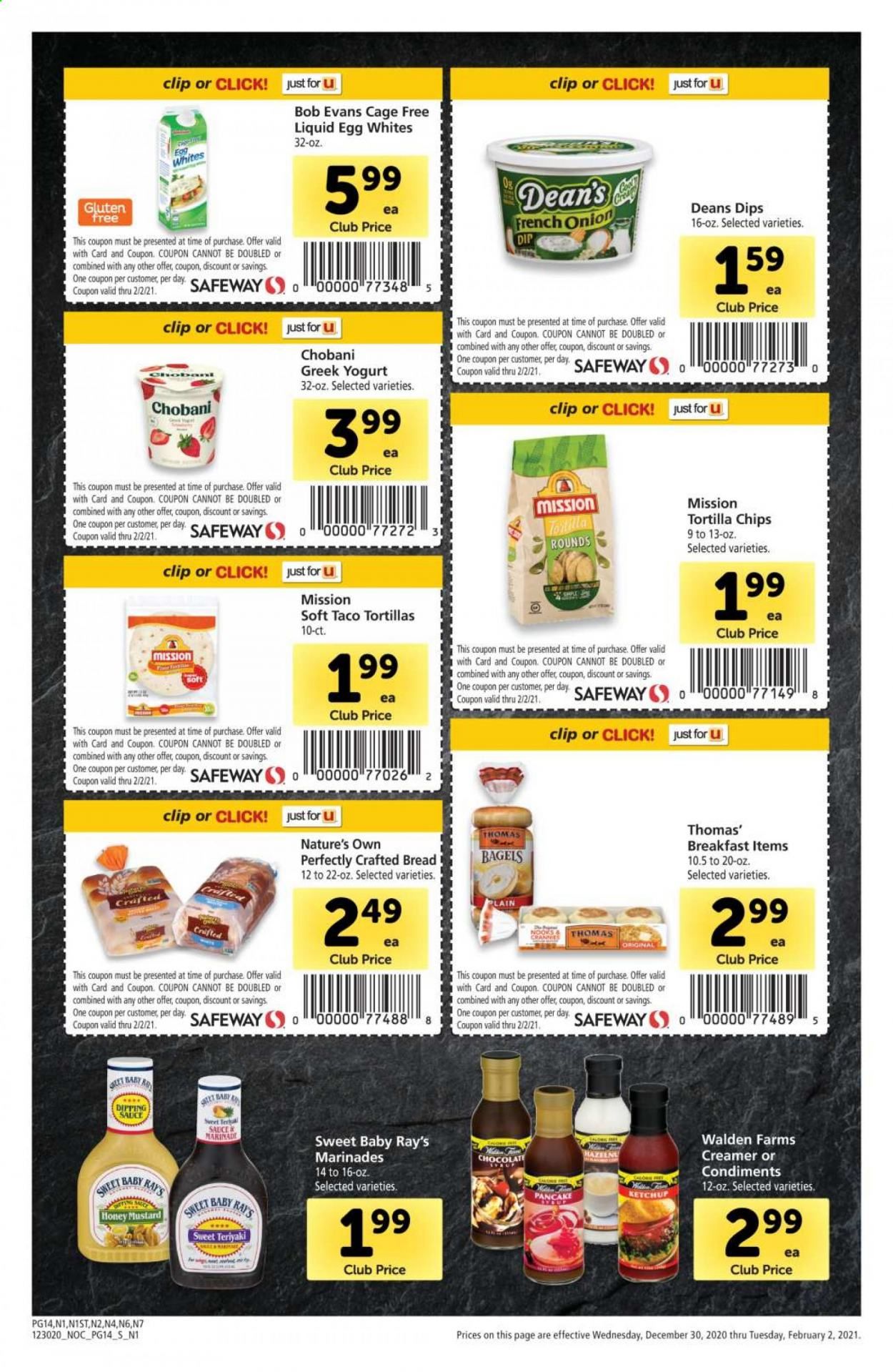 Safeway Weekly Ad Flyer December 30 to February 2