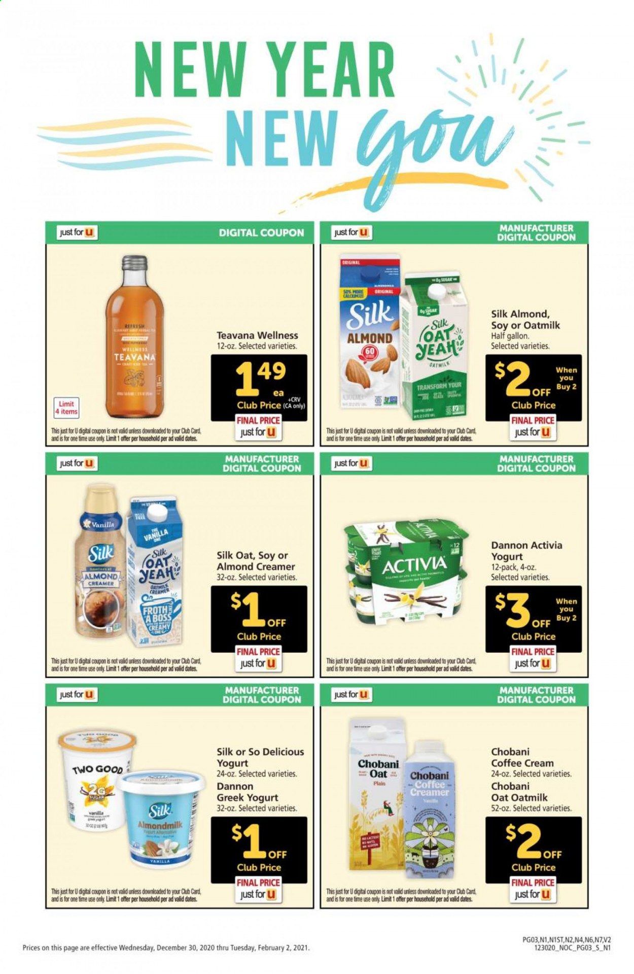 Safeway Weekly Ad Flyer December 30 to February 2
