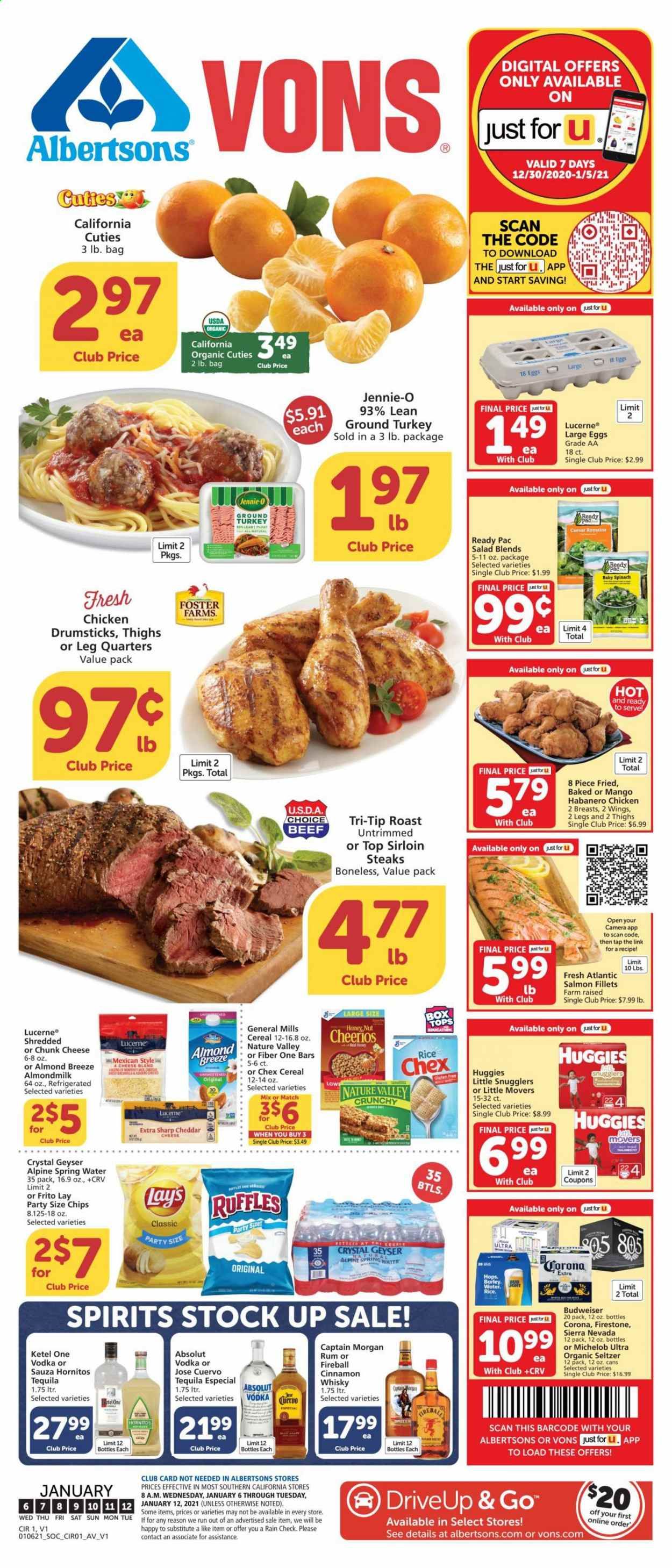 Vons (CA, NV) Weekly Ad Flyer January 6 to January 12