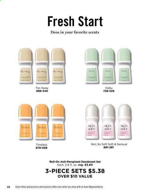 Avon Weekly Ad Flyer January 5 to January 18