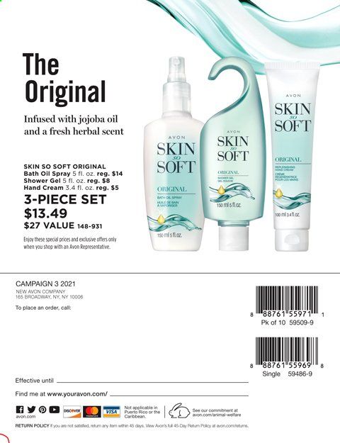 Avon Weekly Ad Flyer January 5 to January 18