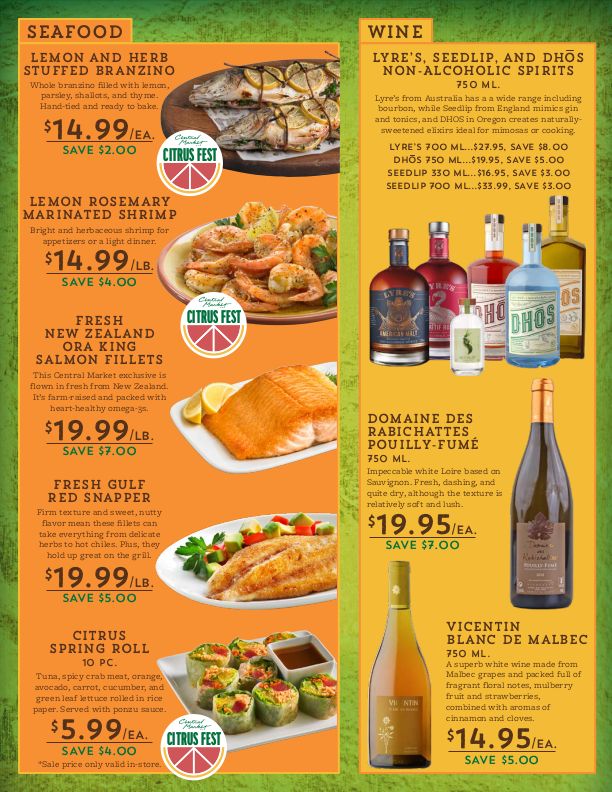 Central Market Weekly Ad Flyer January 6 to January 12, 2021