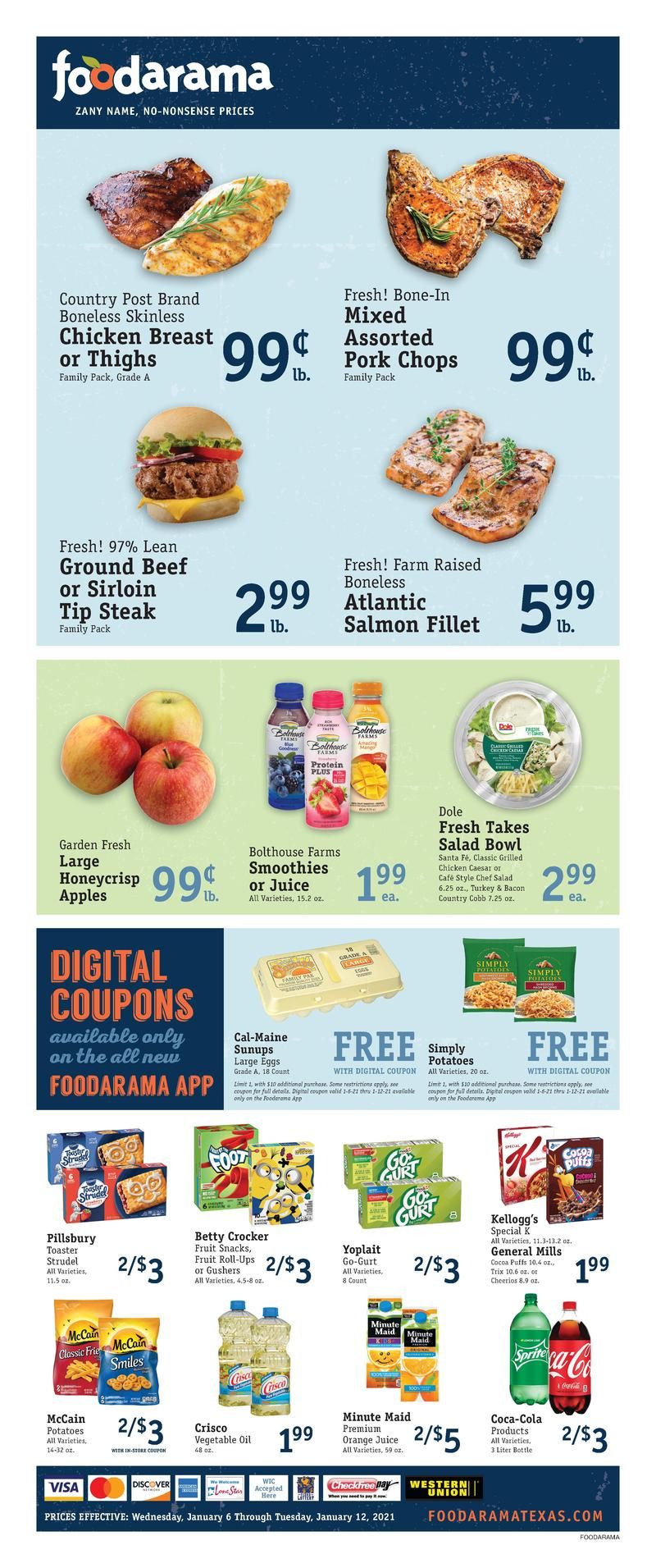 Foodarama Weekly Ad Flyer January 6 to January 12, 2021