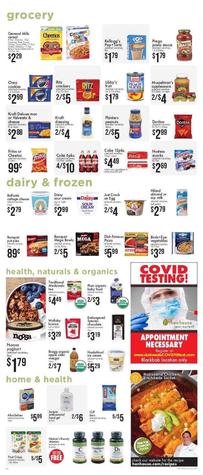 Hen House Weekly Ad Flyer January 6 to January 12, 2021