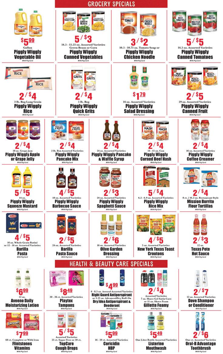 Piggly Wiggly (GA) Weekly Ad Flyer January 6 to January 12, 2021