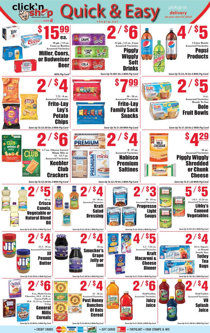 Piggly Wiggly (GA) Weekly Ad Flyer January 6 to January 12, 2021