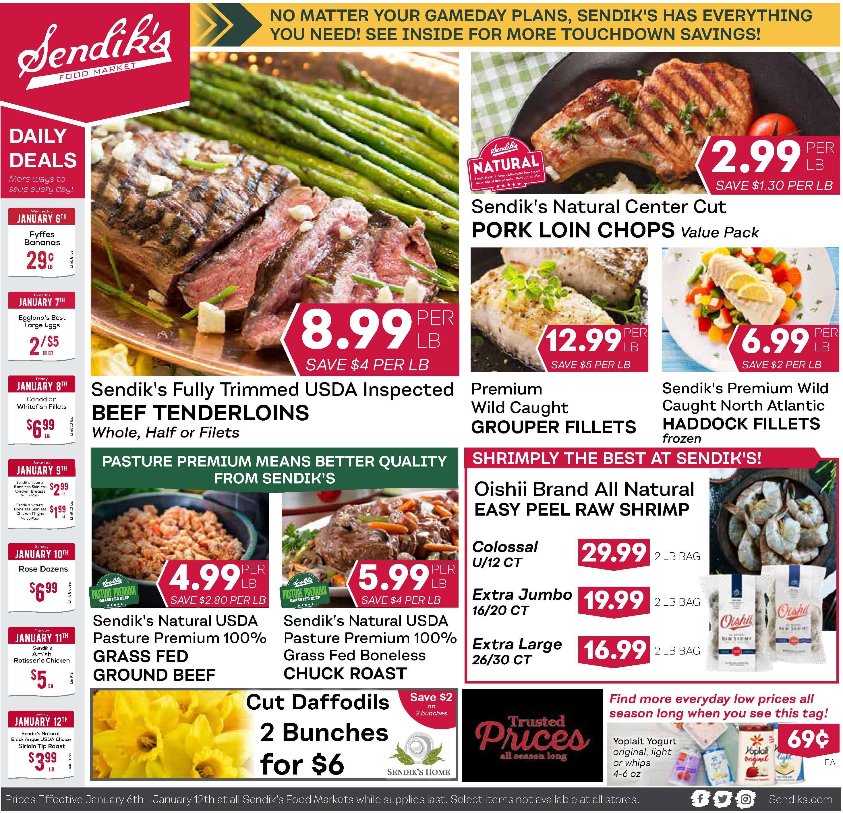 Sendik's Weekly Ad Flyer January 6 to January 12, 2021
