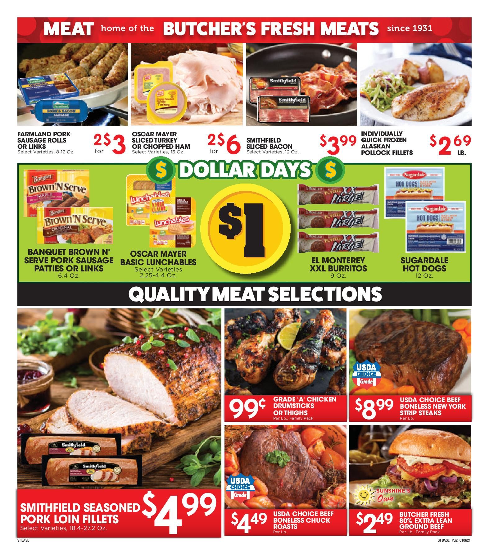 Sunshine Foods Weekly Ad Flyer January 6 to January 12, 2021