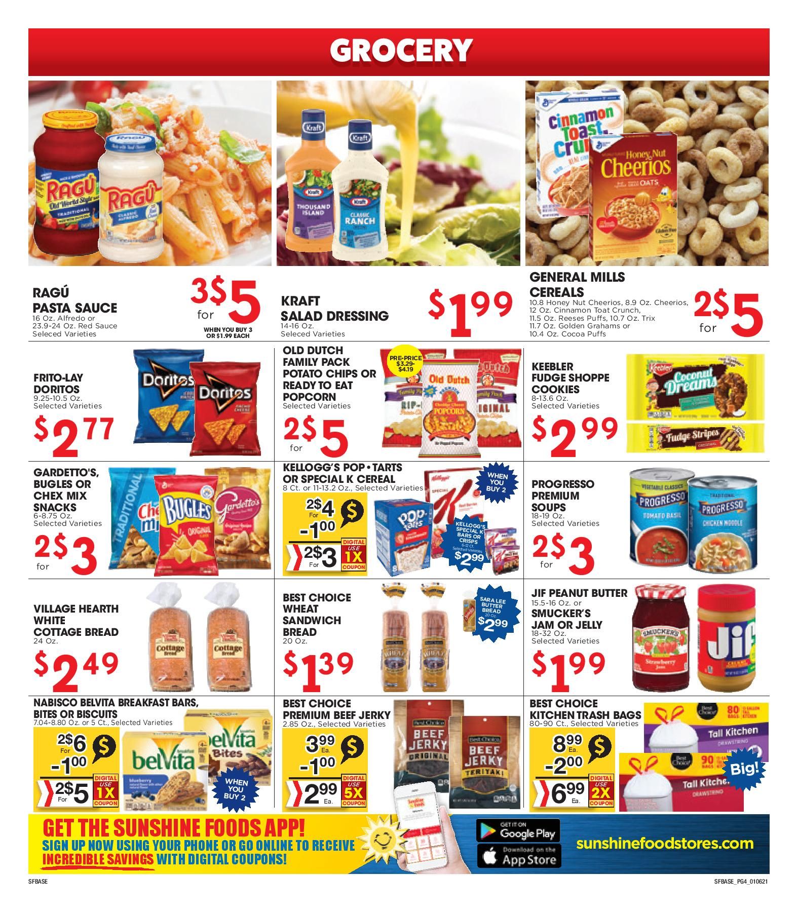 Sunshine Foods Weekly Ad Flyer January 6 to January 12, 2021