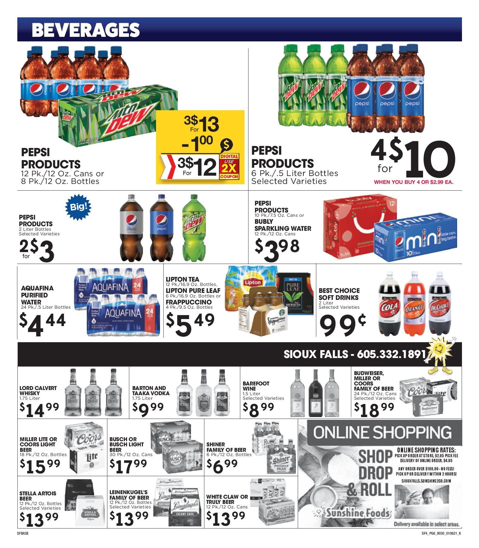 Sunshine Foods Weekly Ad Flyer January 6 to January 12, 2021