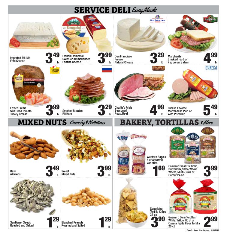 Super King Markets Weekly Ad Flyer January 6 to January 12, 2021