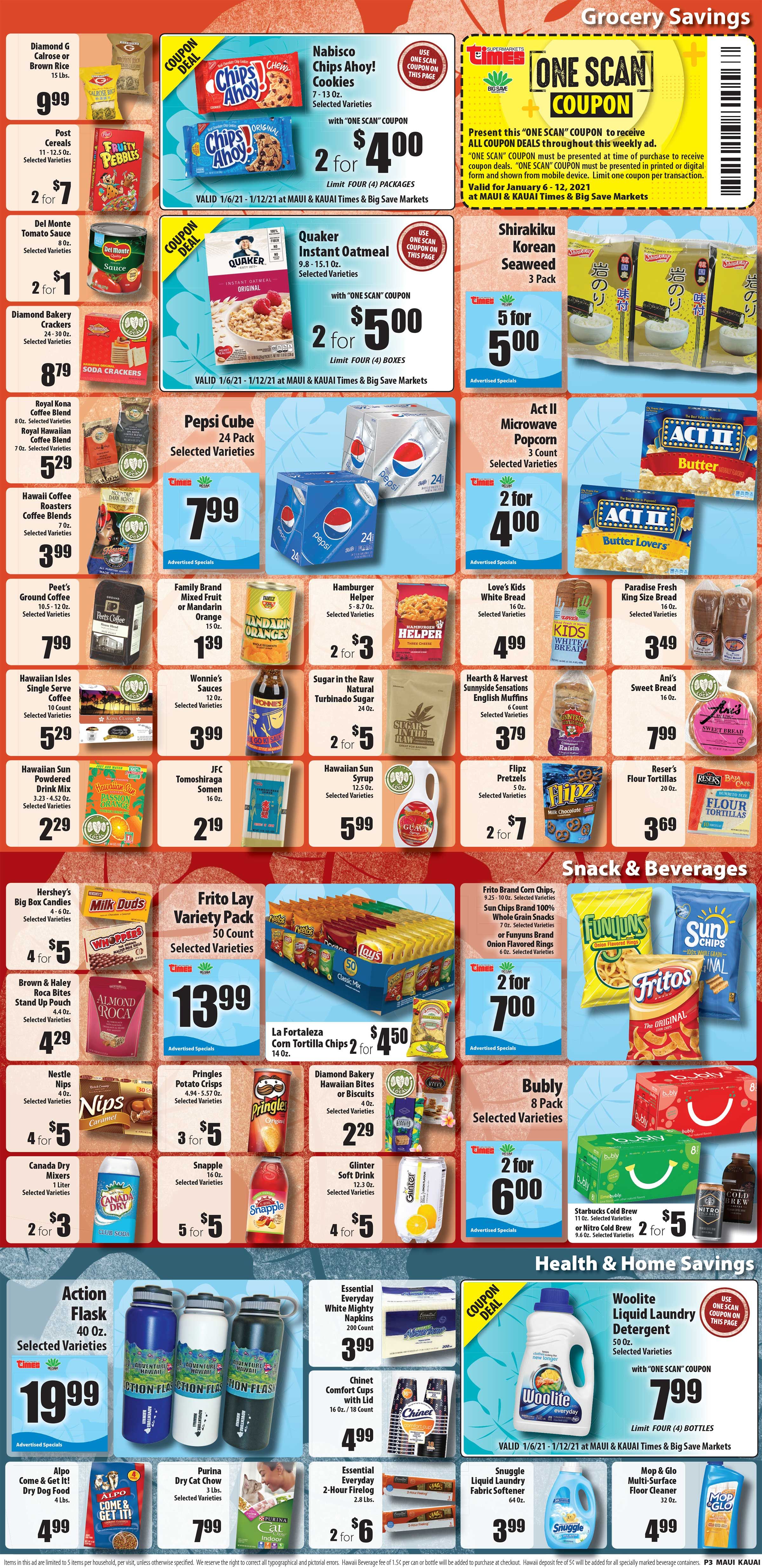 Times Supermarkets Weekly Ad Flyer January 6 to January 12, 2021