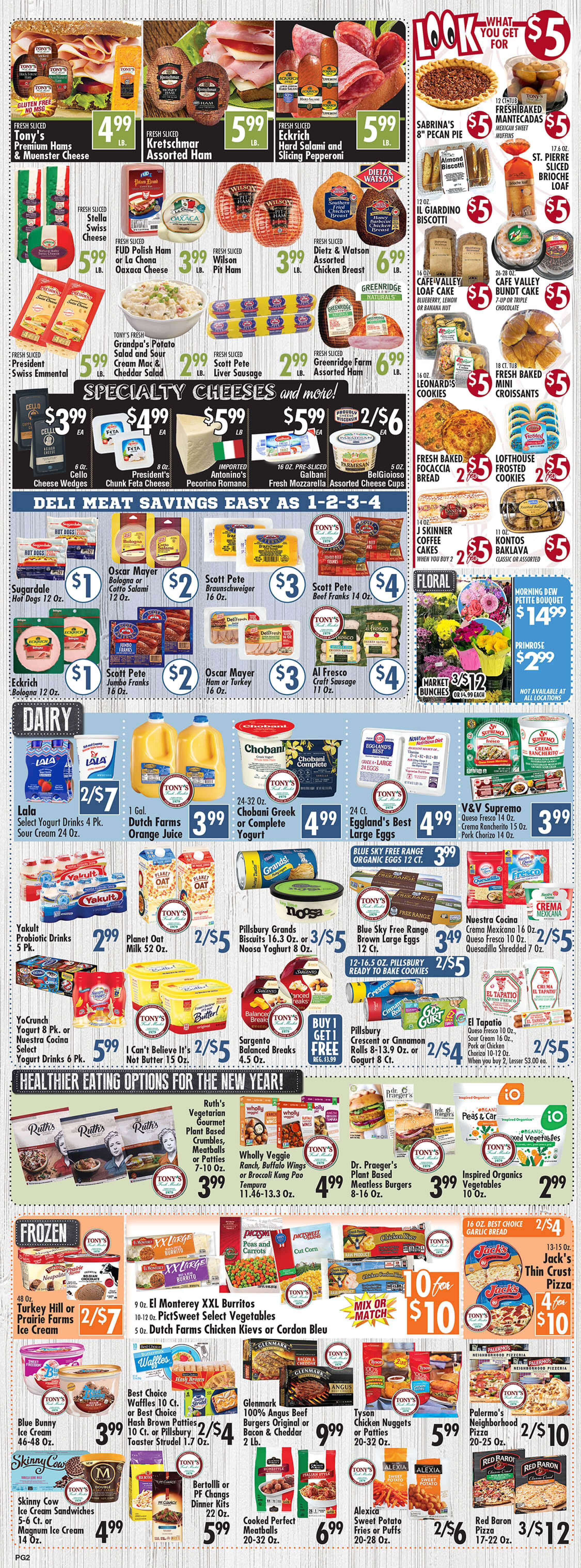Tony's Fresh Market Anniversary Sale Weekly Ad Flyer January 6 to January 12, 2021