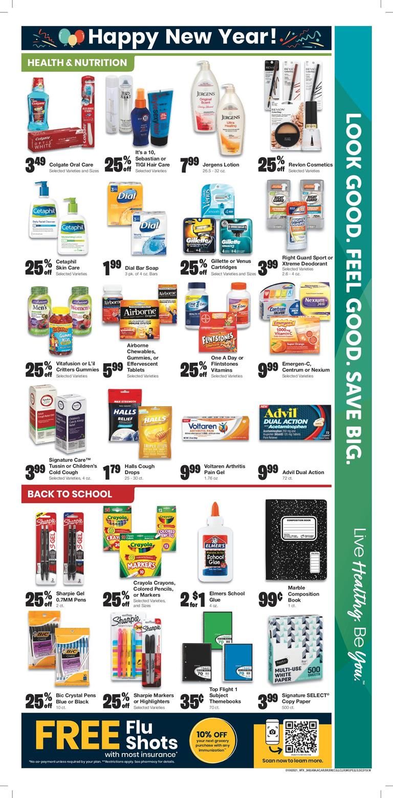 United Supermarkets Weekly Ad Flyer January 6 to January 12, 2021
