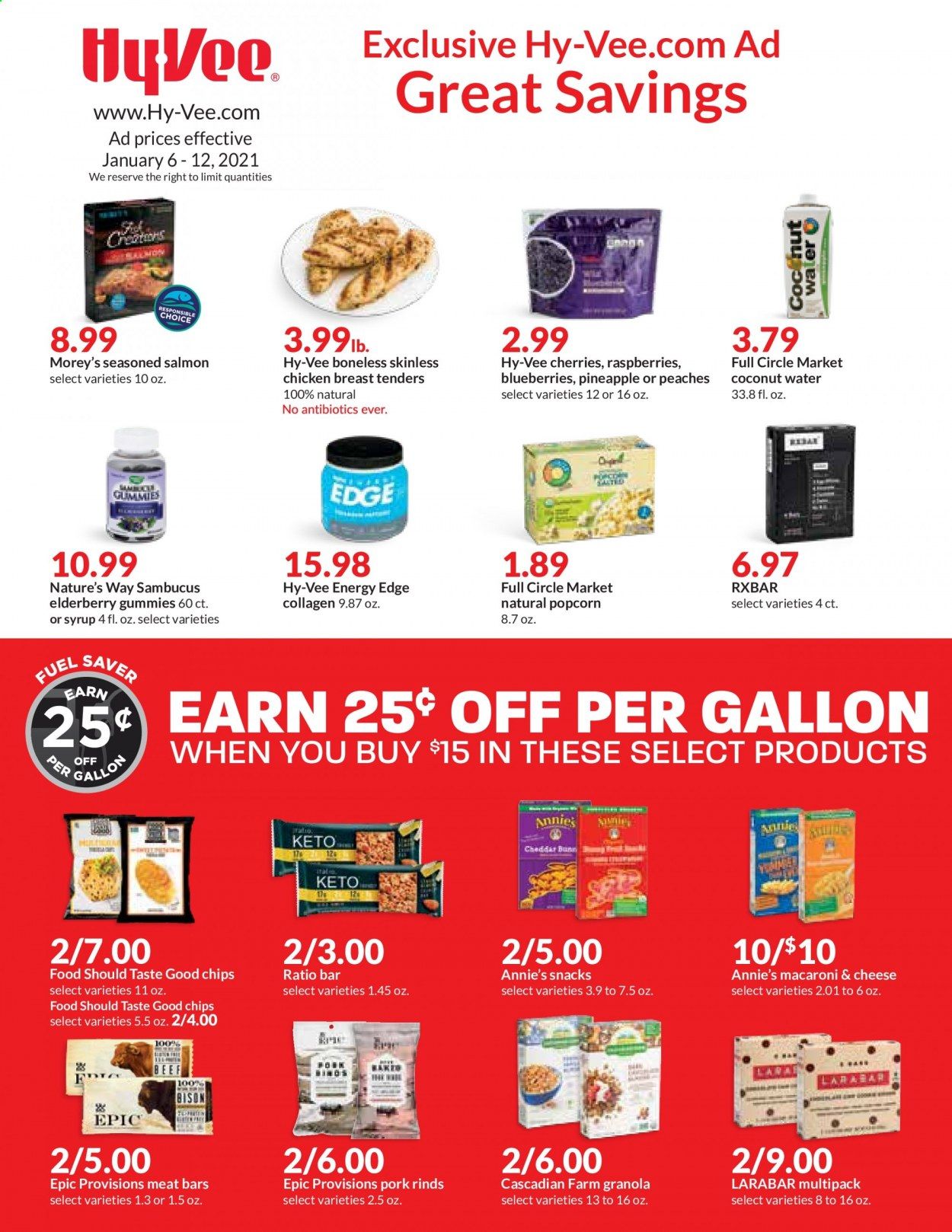 Hy-Vee (IA, IL, KS, MN, MO, NE, SD, WI) Weekly Ad Flyer January 6 to January 12