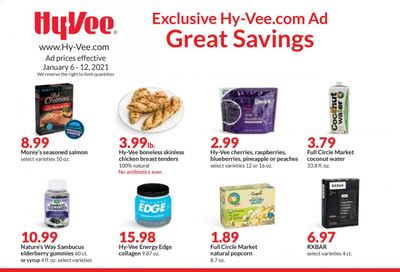 Hy-Vee (IA, IL, KS, MN, MO, NE, SD, WI) Weekly Ad Flyer January 6 to January 12