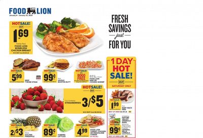 Food Lion (DE) Weekly Ad Flyer January 6 to January 12