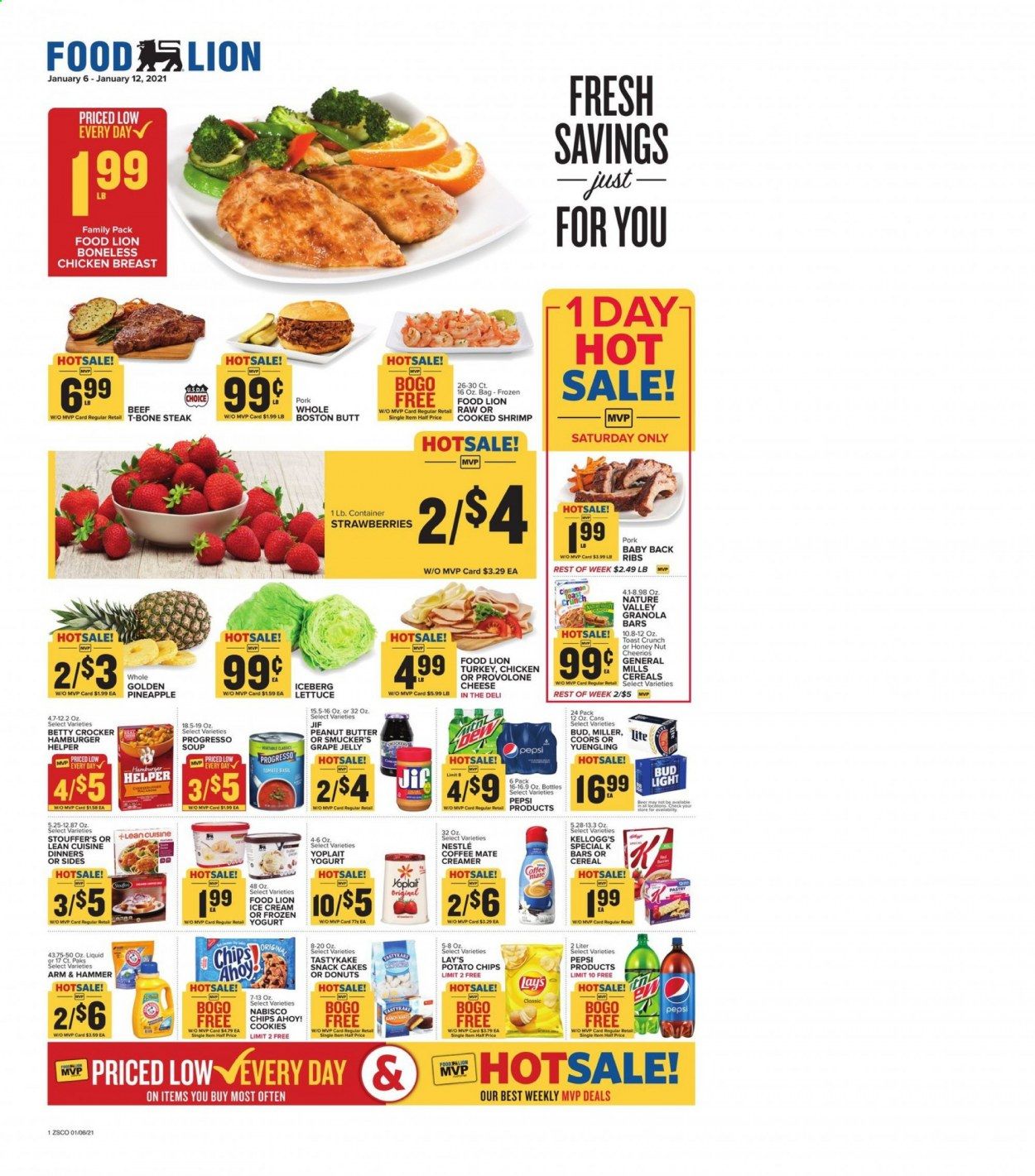 Food Lion (SC) Weekly Ad Flyer January 6 to January 12