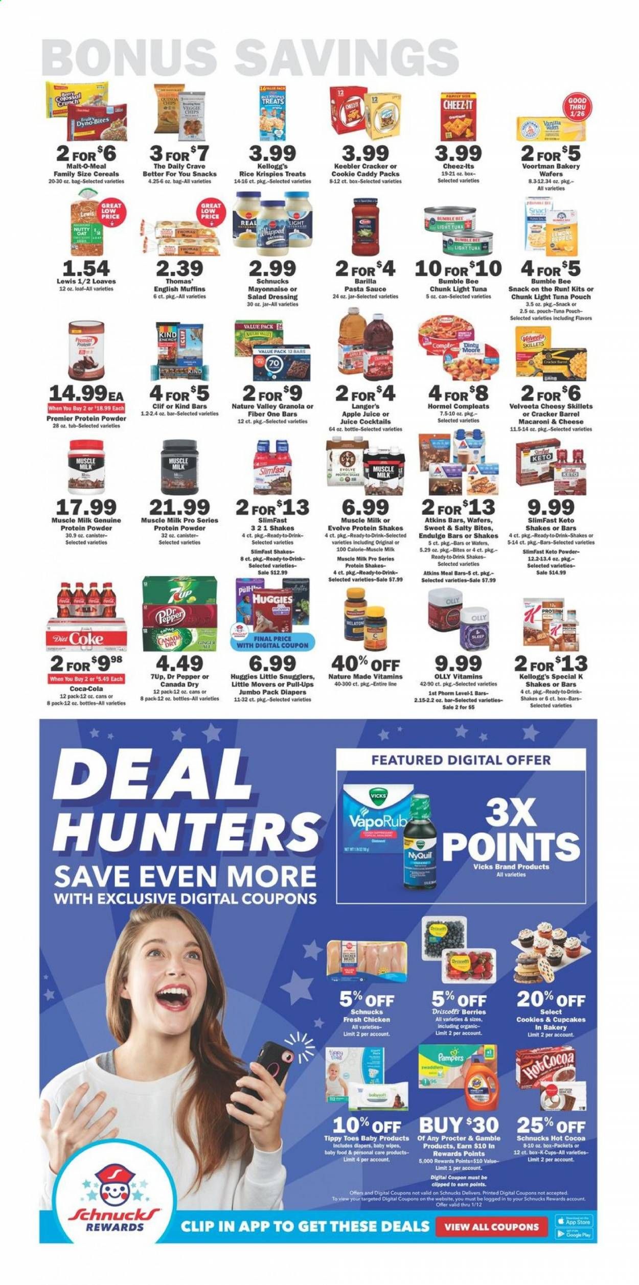 Schnucks (IA, IL, IN, MO, WI) Weekly Ad Flyer January 6 to January 12