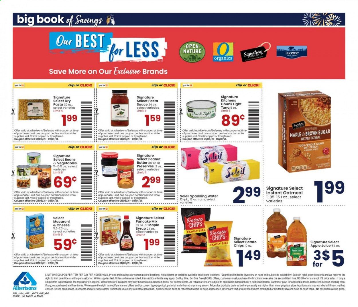 Albertsons Weekly Ad Flyer January 5 to February 1