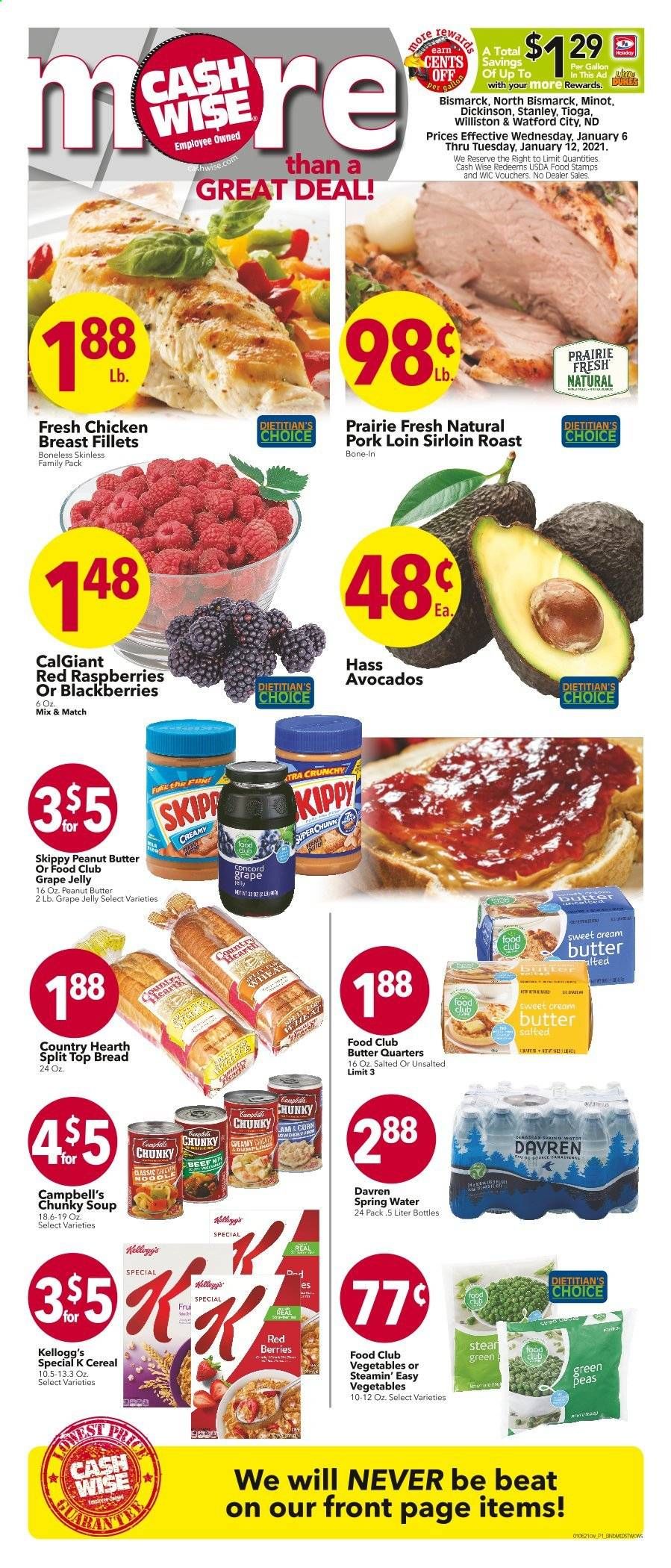 Cash Wise (MN, ND) Weekly Ad Flyer January 6 to January 12