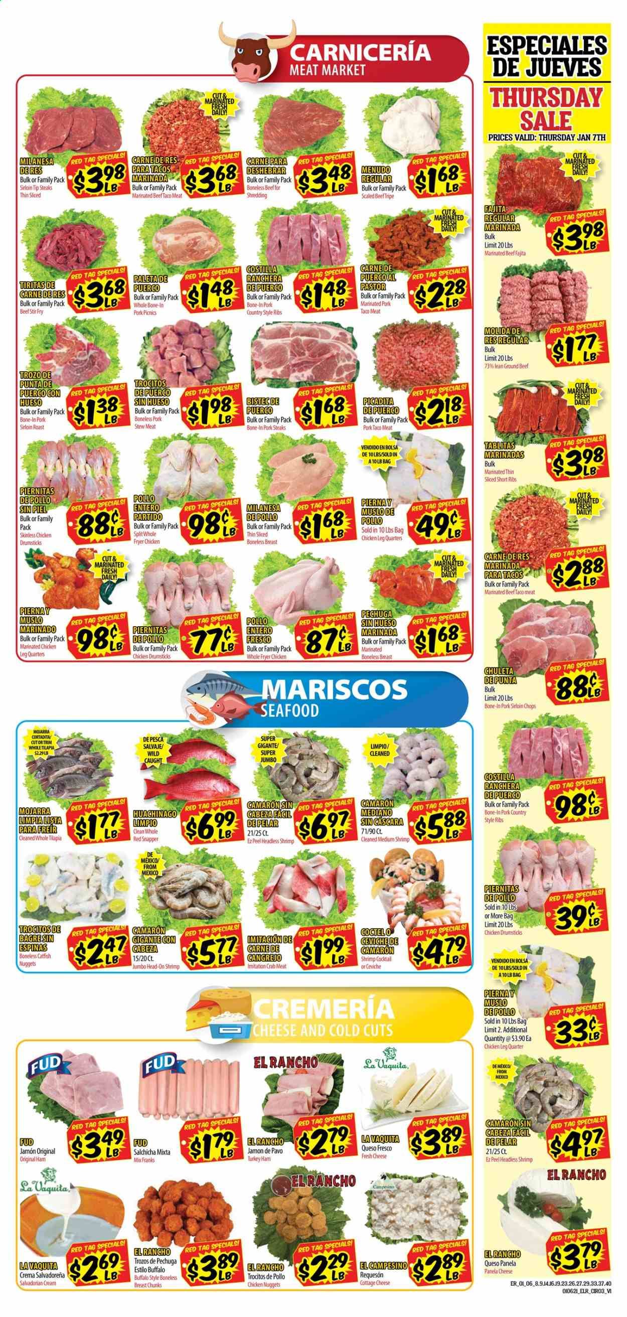 El Rancho (TX) Weekly Ad Flyer January 6 to January 12