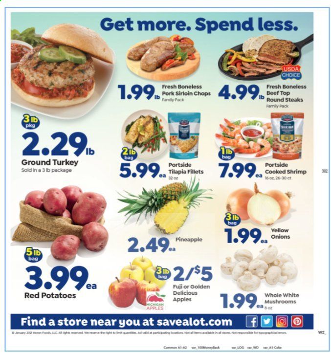 Save a Lot Weekly Ad Flyer January 6 to January 12
