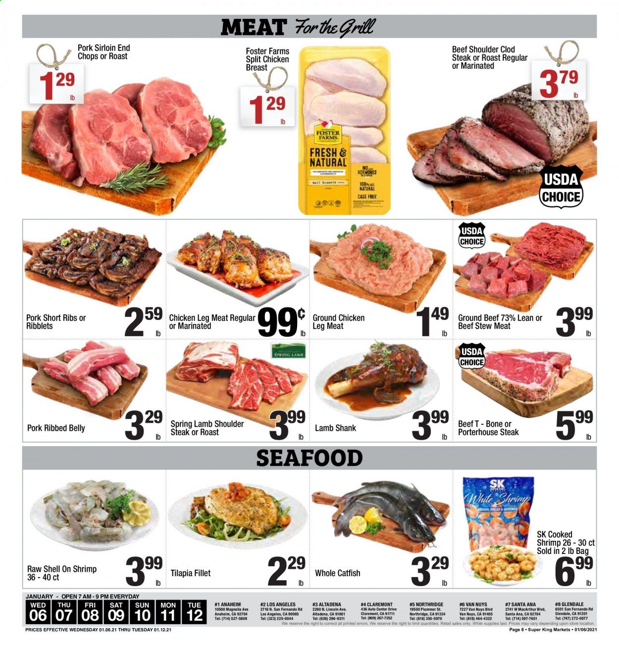 Super King Markets (CA) Weekly Ad Flyer January 6 to January 12