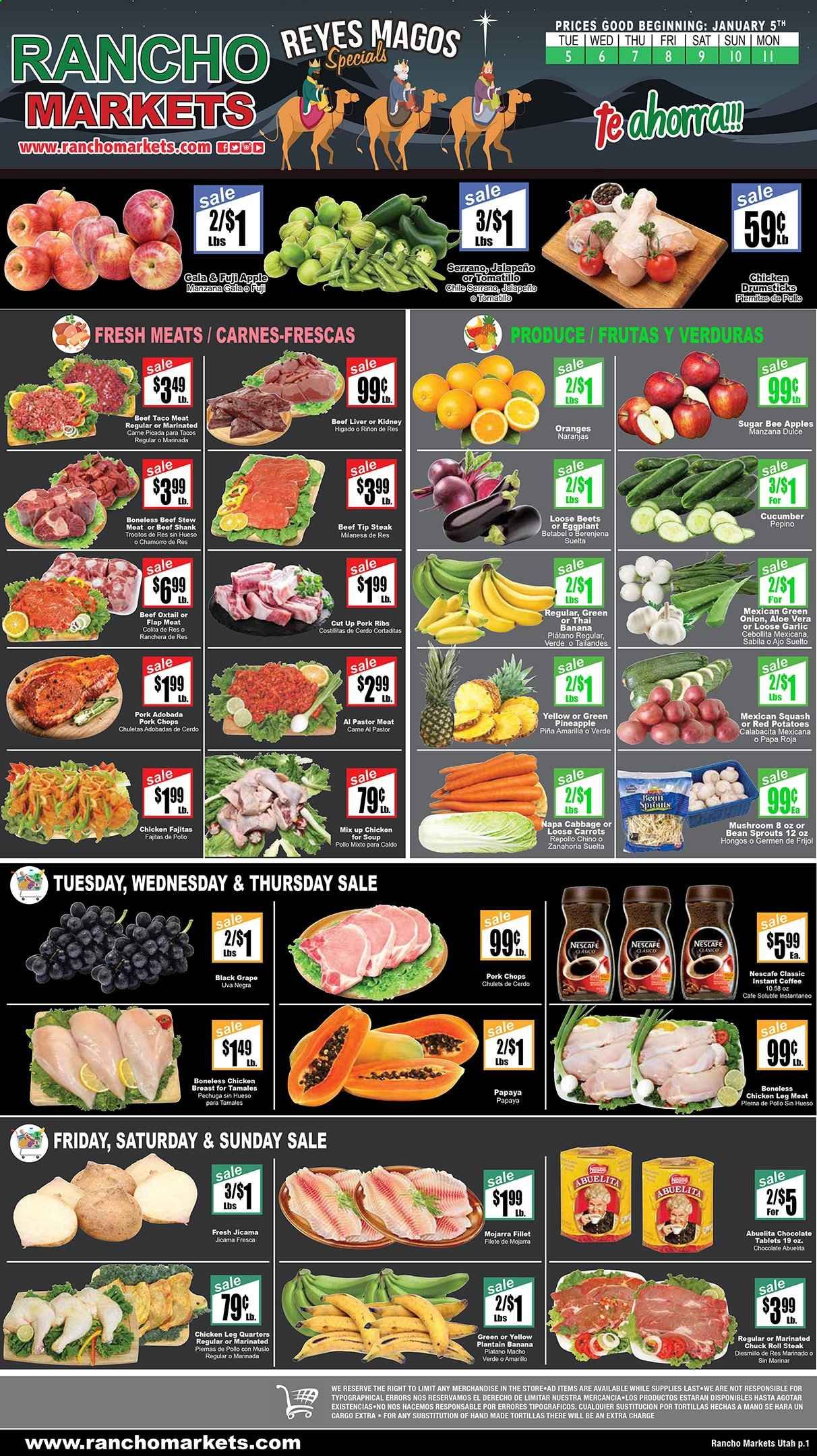 Rancho Markets Weekly Ad Flyer January 5 to January 11