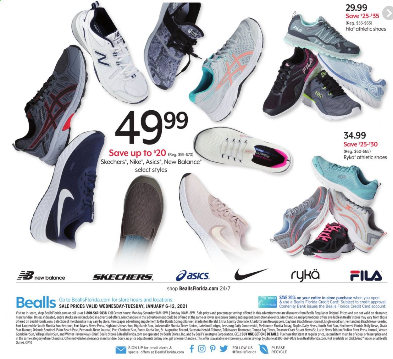 Bealls Florida Weekly Ad Flyer January 6 to January 12