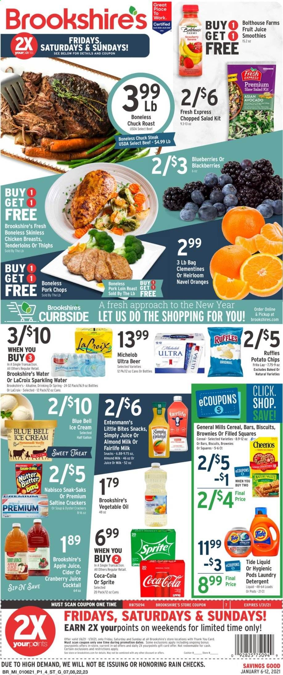 Brookshires Weekly Ad Flyer January 6 to January 12