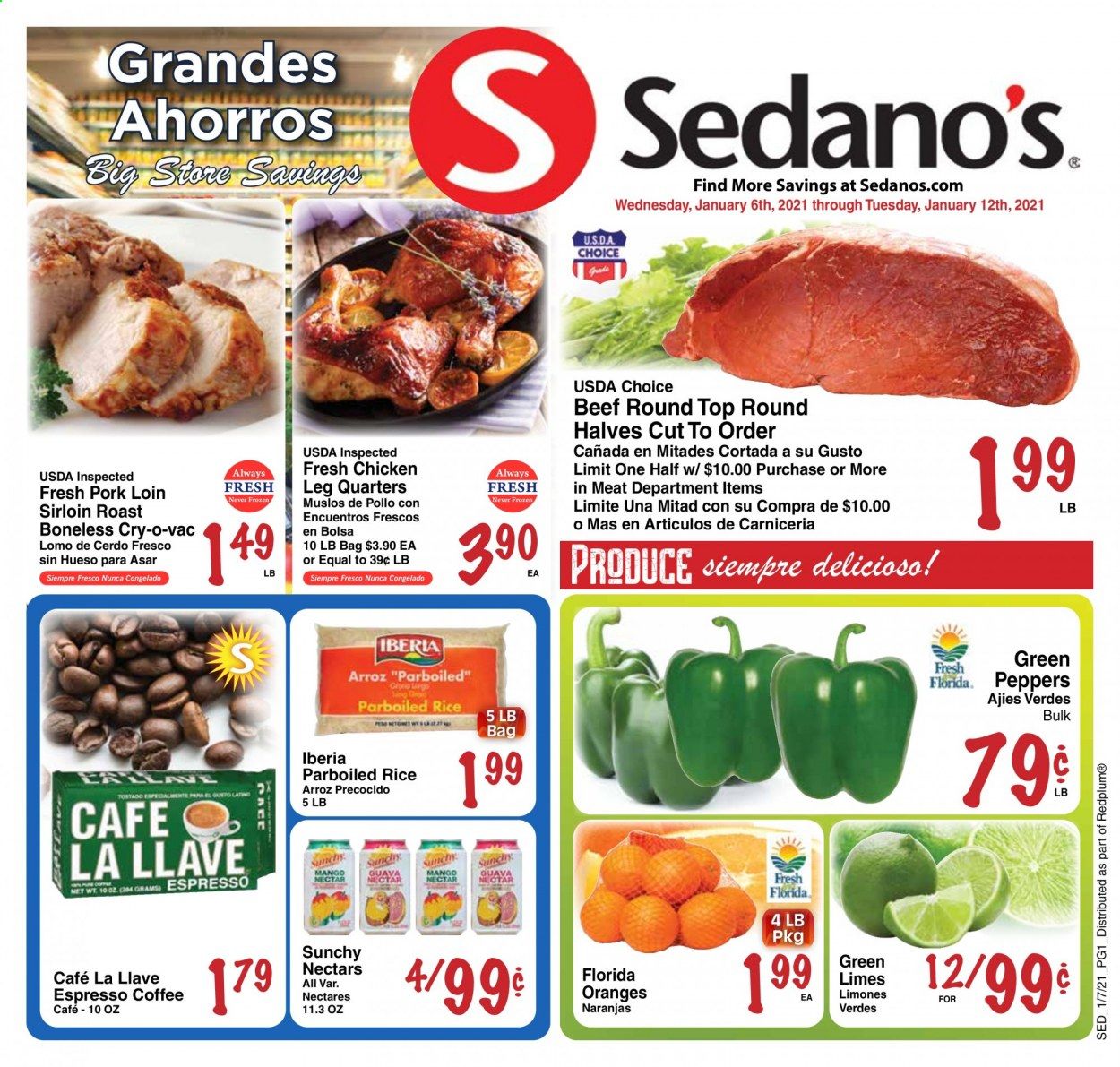 Sedano's (FL) Weekly Ad Flyer January 6 to January 12