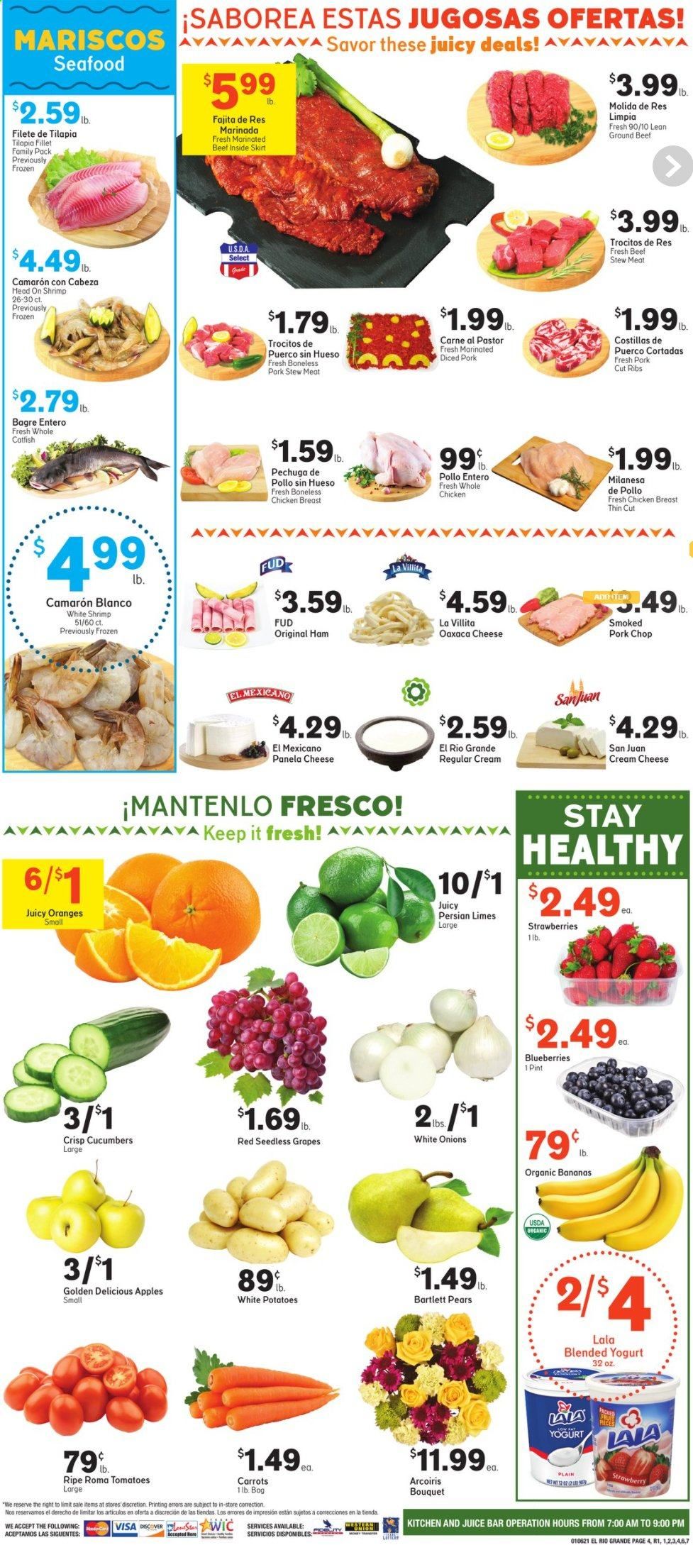 El Rio Grande (10, 21, 25, 30, 34, 53, 90) Weekly Ad Flyer January 6 to January 12