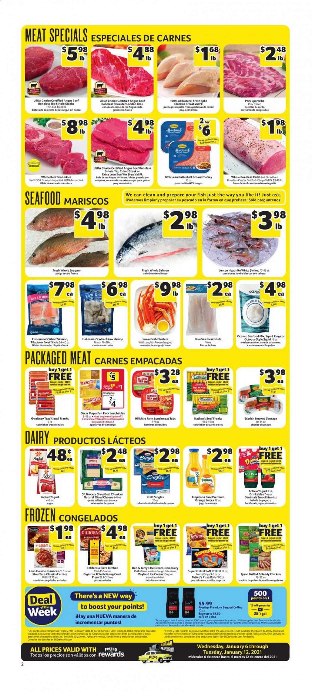 Fresco y Más Weekly Ad Flyer January 6 to January 12