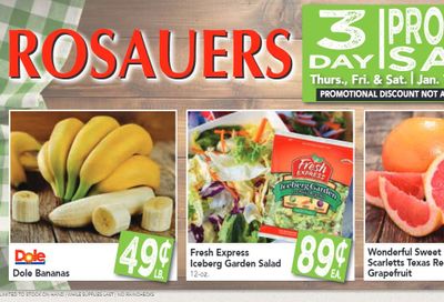 Rosauers Weekly Ad Flyer January 7 to January 9