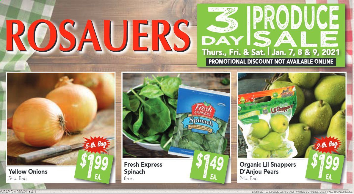 Rosauers Weekly Ad Flyer January 7 to January 9
