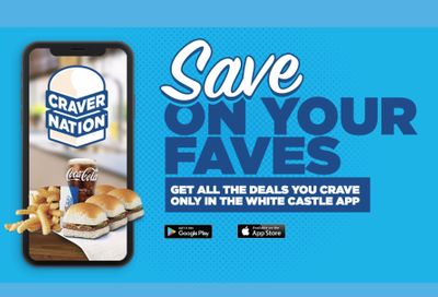 All Craver Nation Members will Receive 20% Off with In-app Orders at White Castle for a Limited Time Only